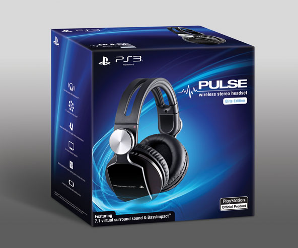 אוזניות אלחוטיות לפלייסטיישן 4 - 7.1 Sony Wireless Pulse Headset