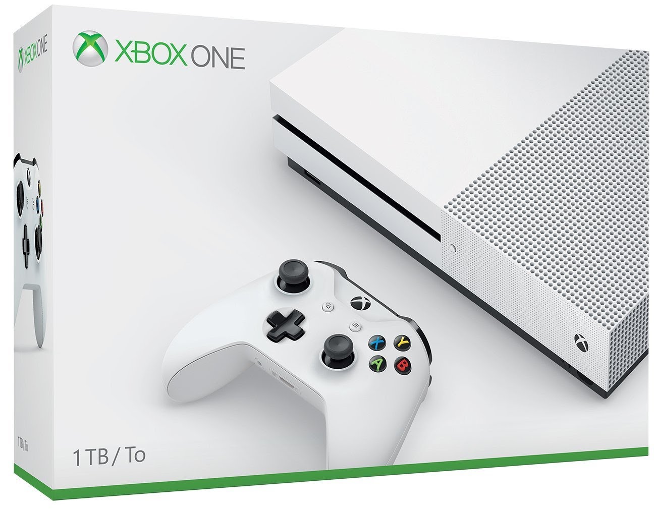  Microsoft Xbox One S 1TB אקסבוקס וואן אס