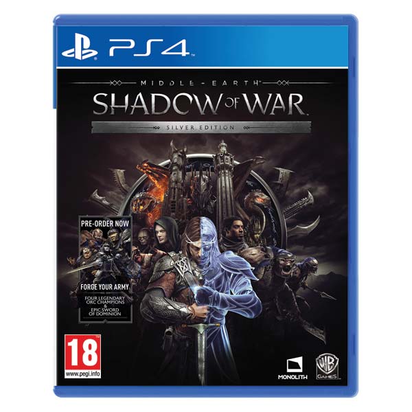 PS4 - Middle-earth: Shadow of War Silver Editin