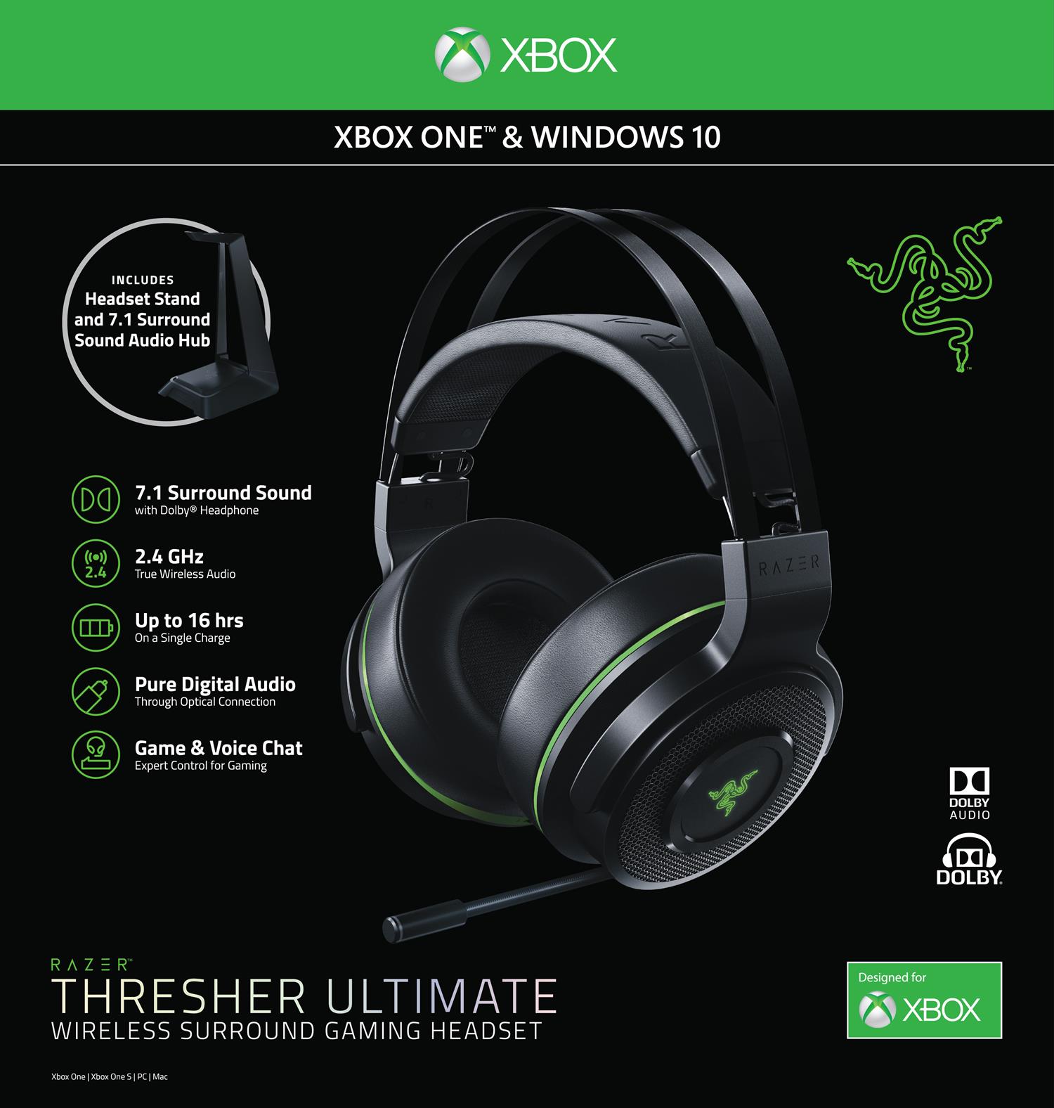 Razer - Thresher For XBOX ONE אוזניות גיימינג לאקסבוקס וואן