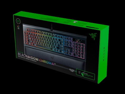 מקלדת גיימינג RAZER Blackwidow Tournament Ed. Chroma V2-Green Switch