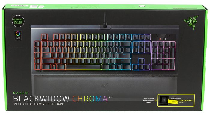 (Razer - BlackWidow Chroma V2 (Yellow Switch מקלדת גיימינג