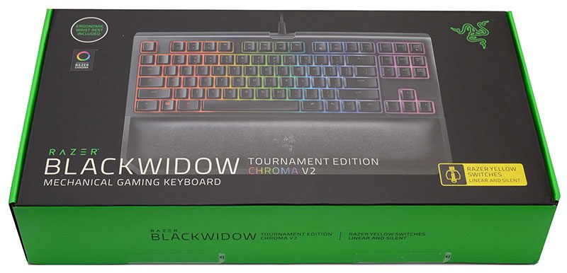 מקלדת גיימינג RAZER Blackwidow Tournament Ed. Chroma V2-Yellow Switch