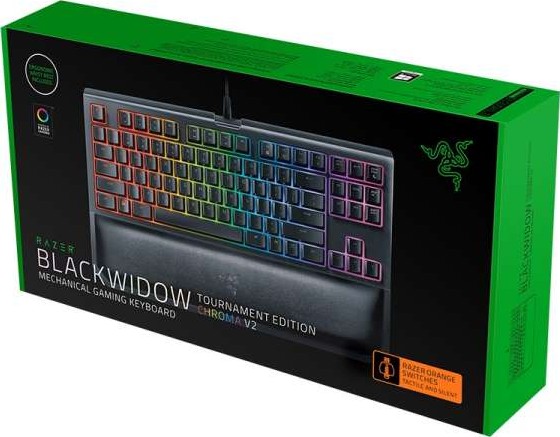 מקלדת גיימינג RAZER Blackwidow Tournament Ed. Chroma V2-Orange Switch