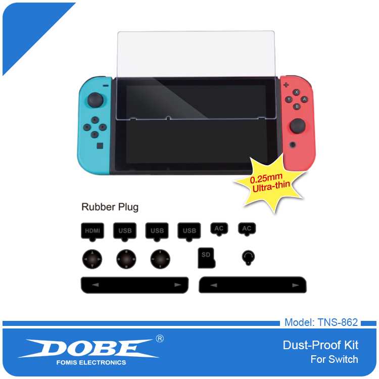 Switch - DUST PROOF KIT ערכת הגנה נגד אבק + מגן זכוכית