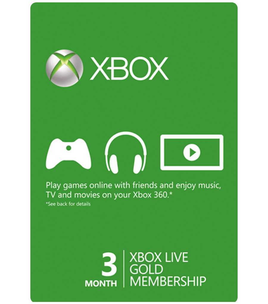 XBOX LIVE GOLD 3 Months - מנוי אקסבוקס לייב גולד לשלושה חודשים!