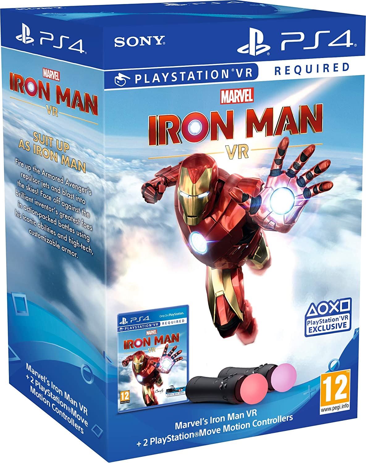 Marvel's Iron Man VR + 2 PlayStation Move Motion Controllers