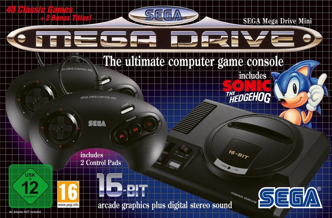 קונסולת SEGA MEGA DRIVE MINI