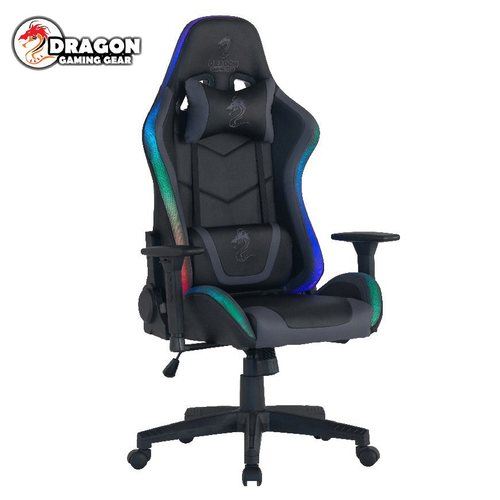 DRAGON SPACE RGB GAMING CHAIR BLACK מבצע !