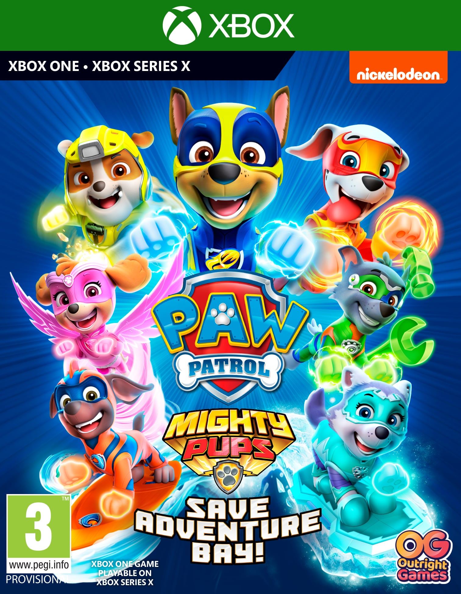 XBOX - PAW PATROL: Mighty Pups Save Adventure Bay