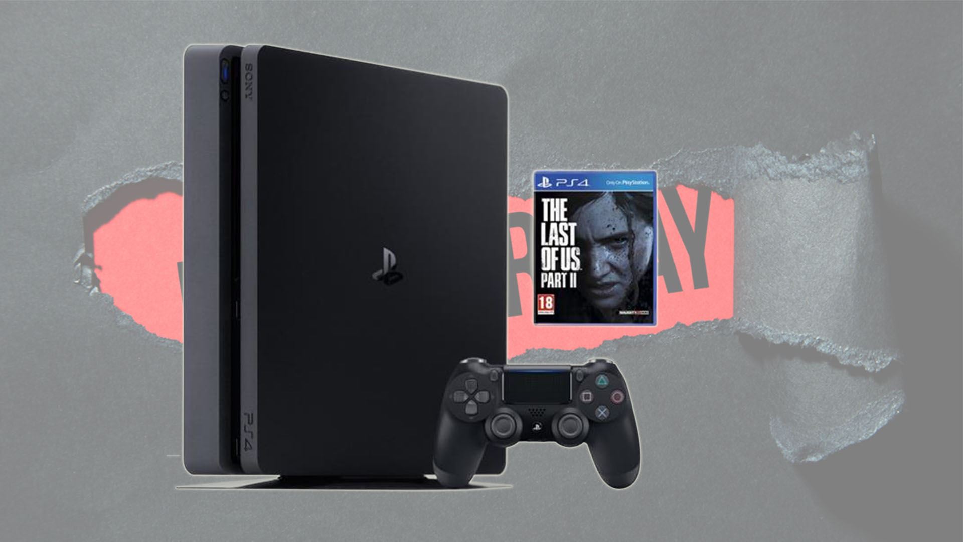 Playstation 4 Slim 1TB + The Last Of Us 2 !מבצע Black Friday!