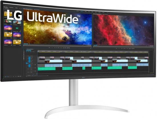 מסך מחשב גיימינג LG 38WP85C-W 37.5'' UWQHD+ IPS Curved UltraWide