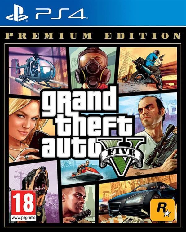 PS4 grand theft auto v premium edition