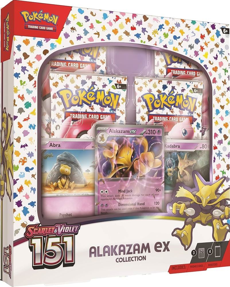 מארז קלפי פוקימון - Pokémon TCG: Scarlet & Violet 151 Collection Alakazam ex