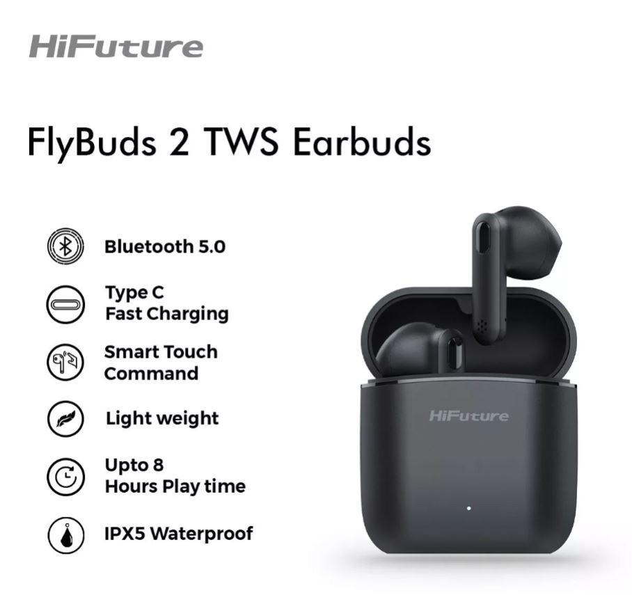 אוזניות אלחוטיות עמידות במים HiFuture FlyBuds 2 Waterproof Wireless 