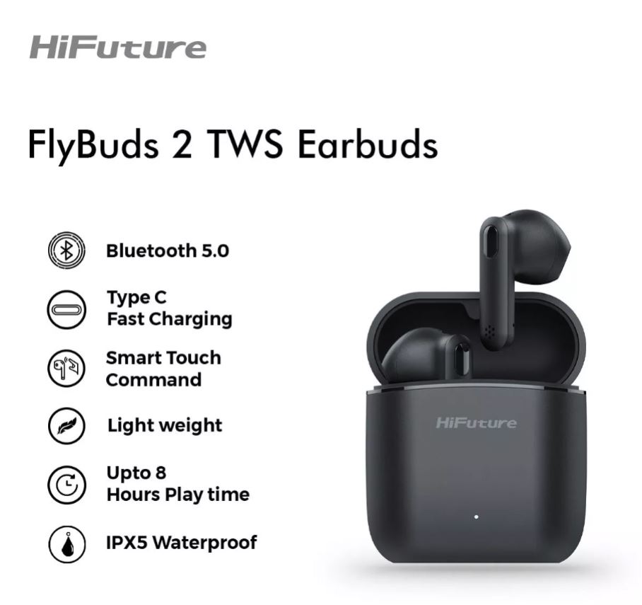 אוזניות אלחוטיות עמידות במים HiFuture FlyBuds 2 Waterproof Wireless