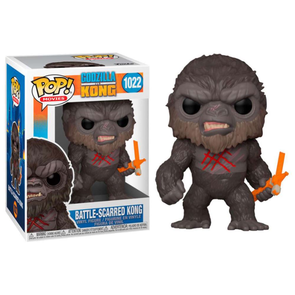 POP - GODZILLA vs KONG (Battle-Scarred Kong 1022)