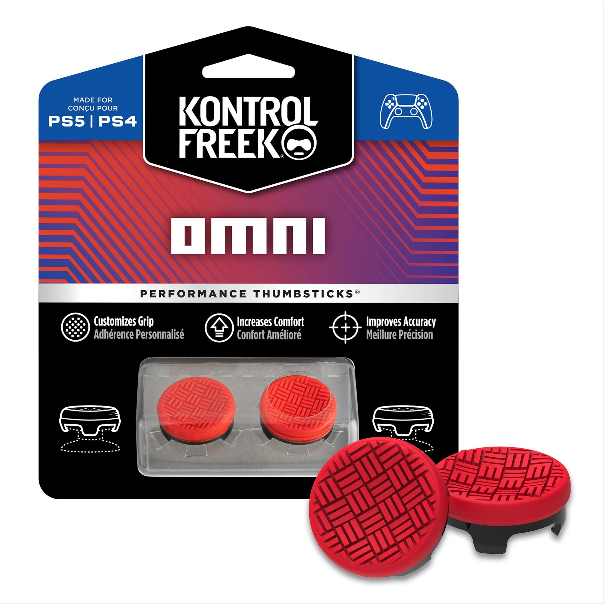 KontrolFreek - omni red PS4/PS5