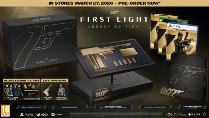 PS5 - First Light 007 Legacy Edition - הזמנה מוקדמת