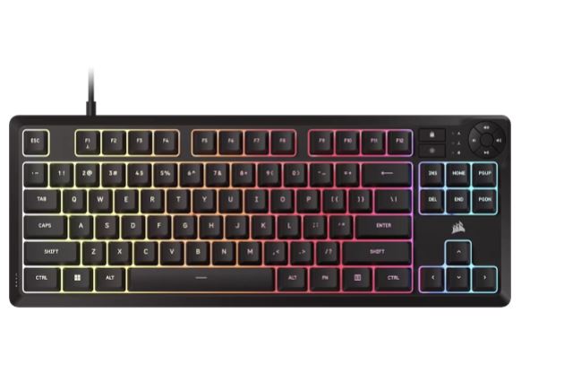 מקלדת גיימינג - Corsair K55 Core TKL RGB
