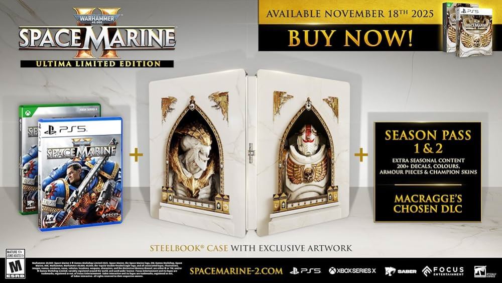 PS5 - Warhammer 40,000 Space Marine 2 Ultima Limited Edition