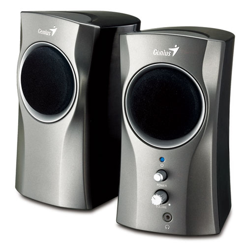   PC   Genius E120 Hi-Fi Multimedia 2.0 Speakers  