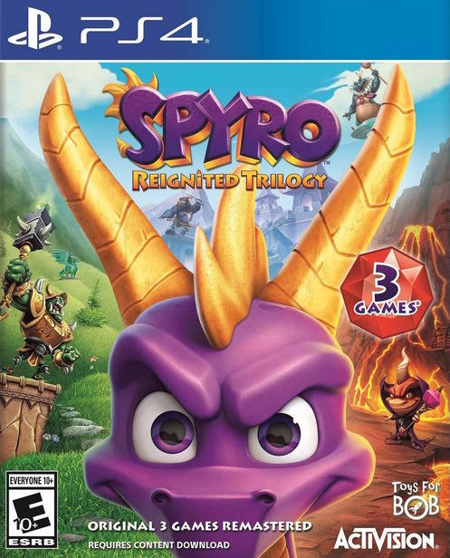 PS4 - Spyro: Reignited Trilogy ספיירו הטרילוגיה!