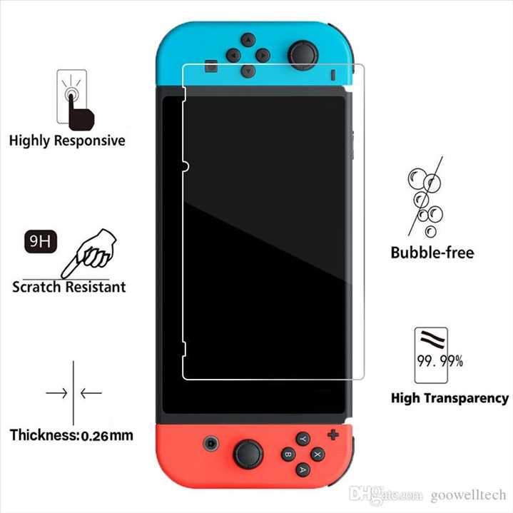 Switch - Tempered Glass Screen Protector מגן מסך זכוכית לסוויץ'