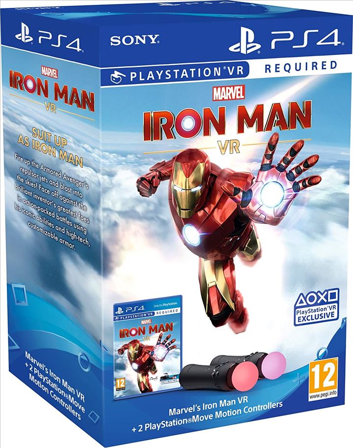 Marvel's Iron Man VR + 2 PlayStation Move Motion Controllers