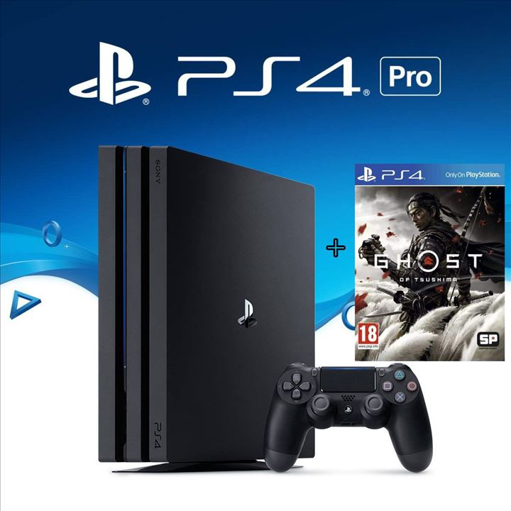 Sony PlayStation 4 Pro 1TB + Ghost Of Tsushima