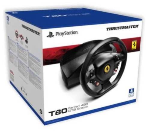 הגה Thrustmaster T80 Ferrari 488 GTB Edition