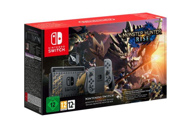 Nintendo Switch Monster Hunter Rise Edition קונסולה במהדורה מוגבלת!