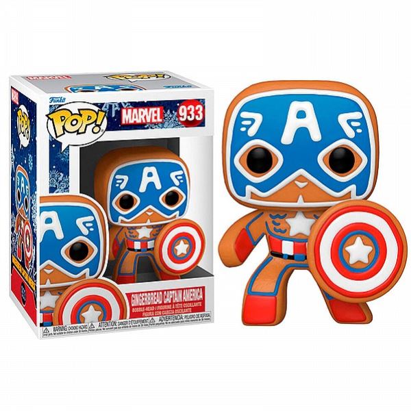 בובת פופ - Gingerbread Captain America 933
