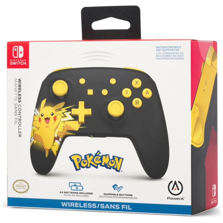 Switch - Controller Pokemon Picachu שלט פרו לנינטנדו סוויץ' בעיצוב פוקימון