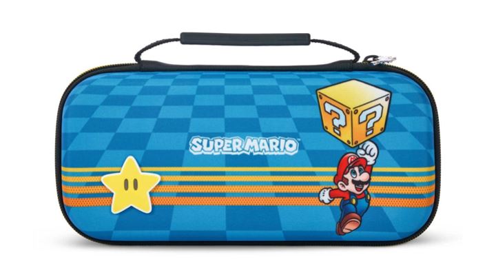 Switch - Super Mario Case Blue נרתיק נשיאה מקורי לנינטנדו סוויץ' בעיצוב סופר מריו