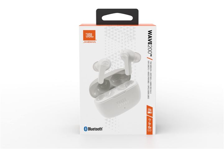 אוזניות אלחוטיות לבן Wave 200 TWS JBL Wireless Buds White