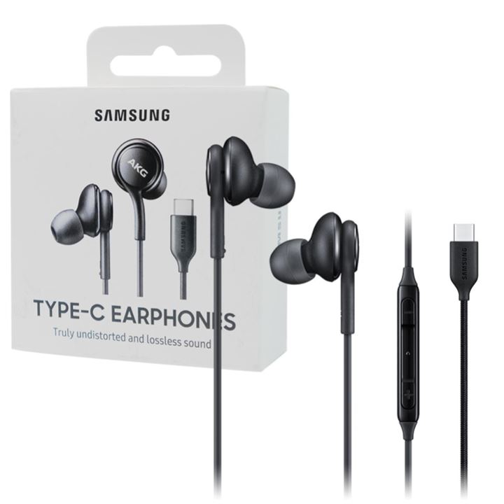 אוזניות סמסונג חוטיות שחורות Samsung Type-C Earphones Black