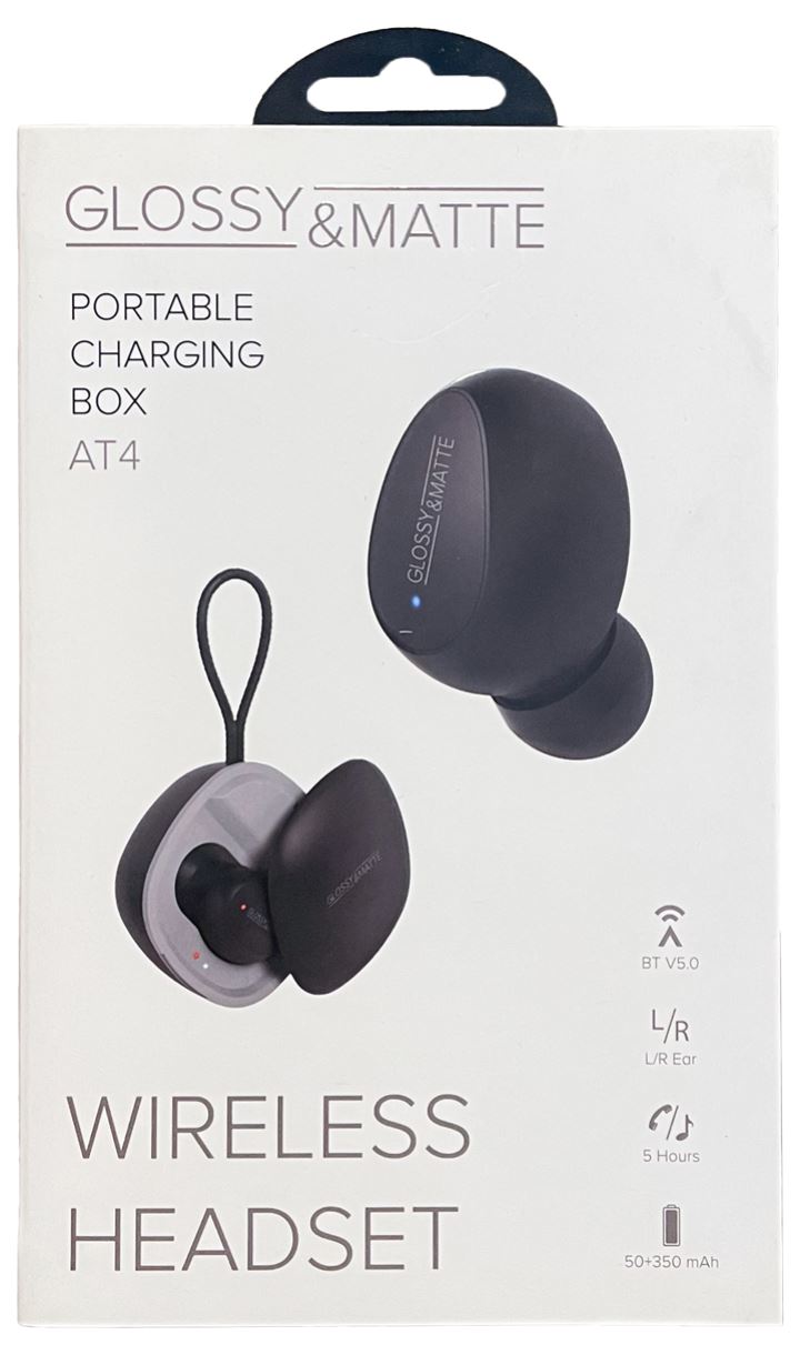 אוזניית בלוטוט אלחוטית לדיבור Glossy & Matte Bluetooth Wireless Headset