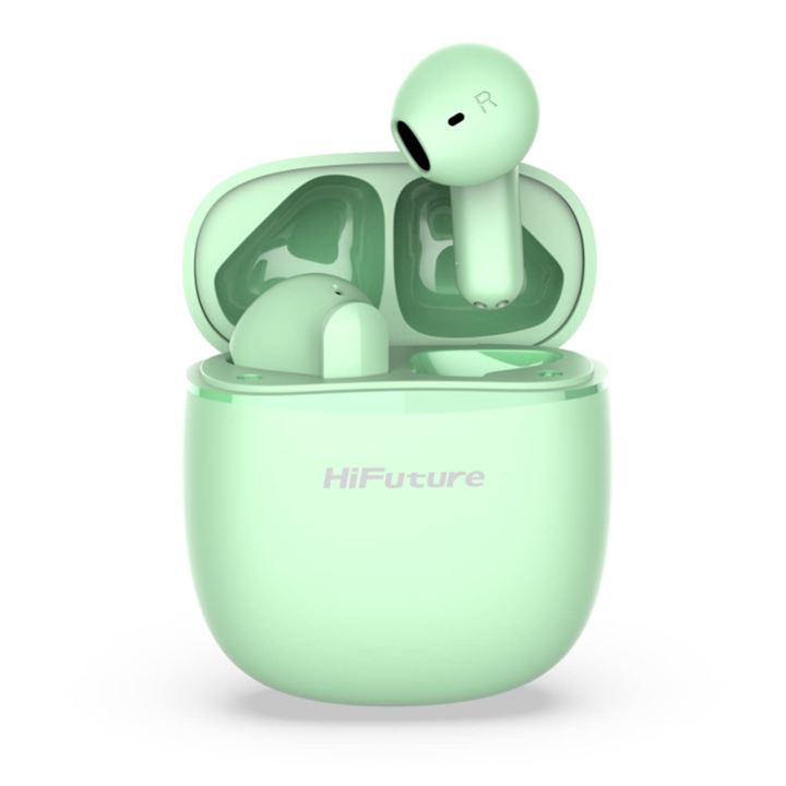 אוזניות אלחוטיות צבע ירוק בהיר HiFuture Color Buds Wireless Light Green