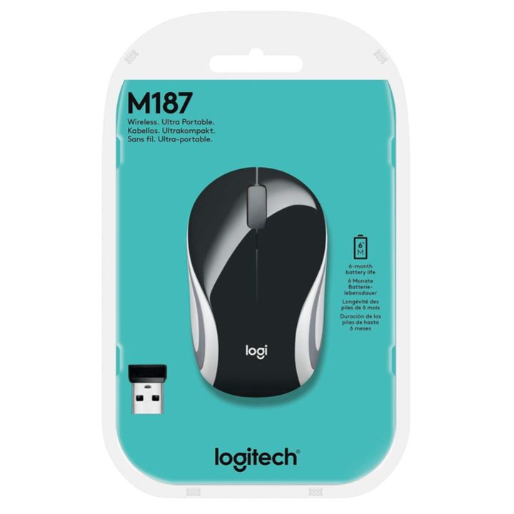 עכבר אלחוטי LogiTech M187 Wireless Mouse