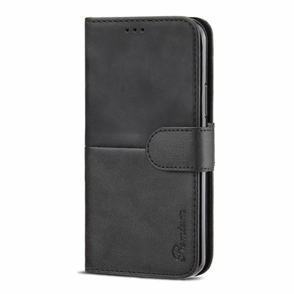 מגן ארנק איכותי דמוי עור בצבע שחור לגלקסי A13