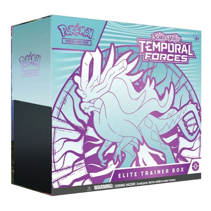 Scarlet & Violet - Temporal Forces Elite Trainer Box מארז קלפי פוקימון