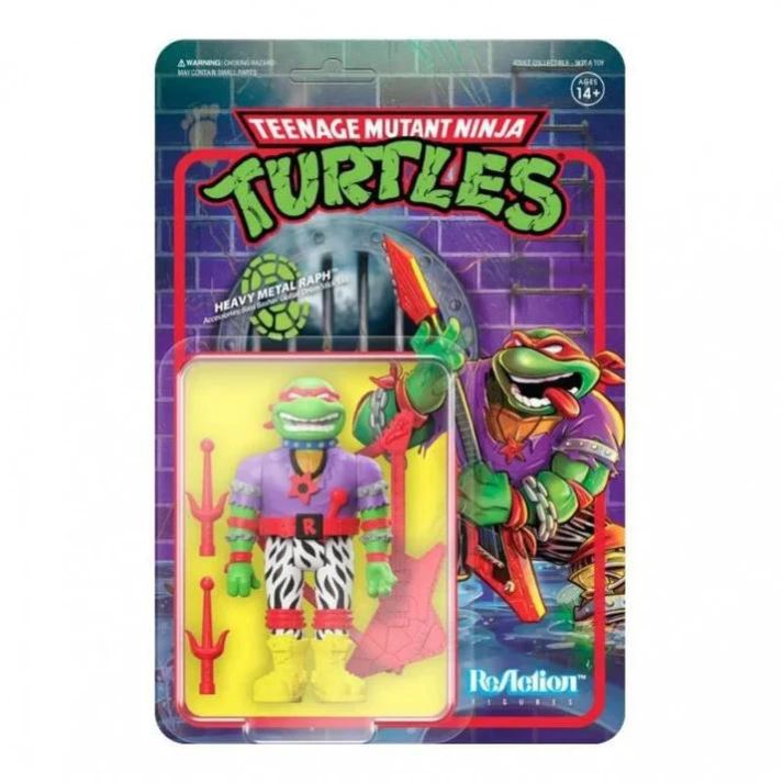 Super7- צבי נינג'ה מוטנטים לעשרה Heavy Metal Raph