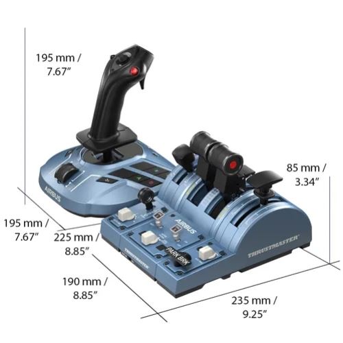 בקר טיסה - Thrustmaster TCA Captain Pack Airbus Edition