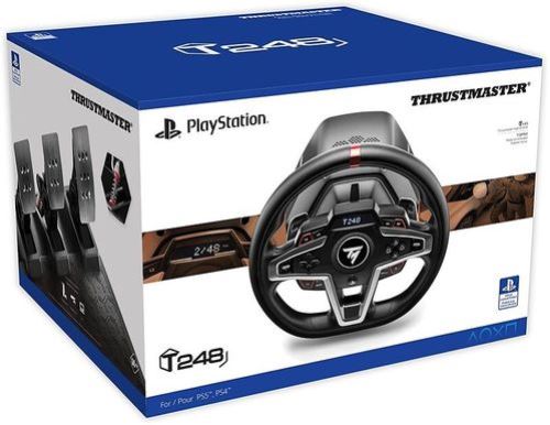 SALE - Thrustmaster T248 הגה מירוצים עם דוושות לפלייסטיישן