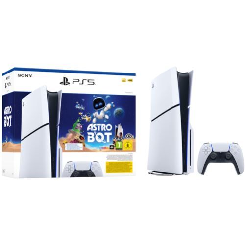 קונסולה Playstation 1TB Blu-Ray Slim PS5 + משחק ASTRO BOT