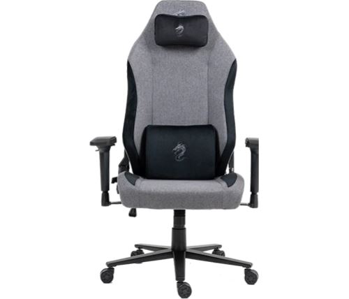 כיסא גיימינג - ALPINE - בד אפור ושחור - דרגון Dragon