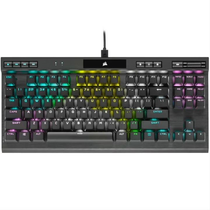 מקלדת גיימינג מכנית CORSAIR K70 CORE TKL RGB
