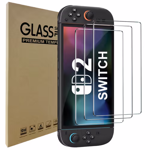 Switch 2 - מגן מסך מזכוכית