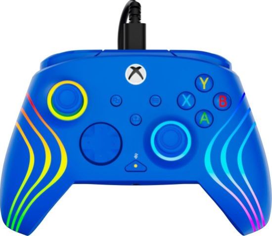 Xbox - בקר גיימינג Turtle Beach Afterglow Wave – תואם Xbox ו־Windows – צבע כחול